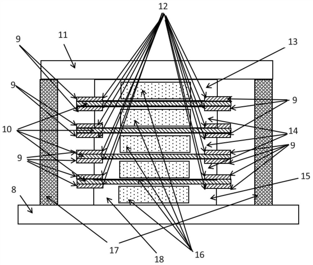 High-voltage megavolt-level combined low-inductance medium storage capacitor and electromagnetic pulse simulator