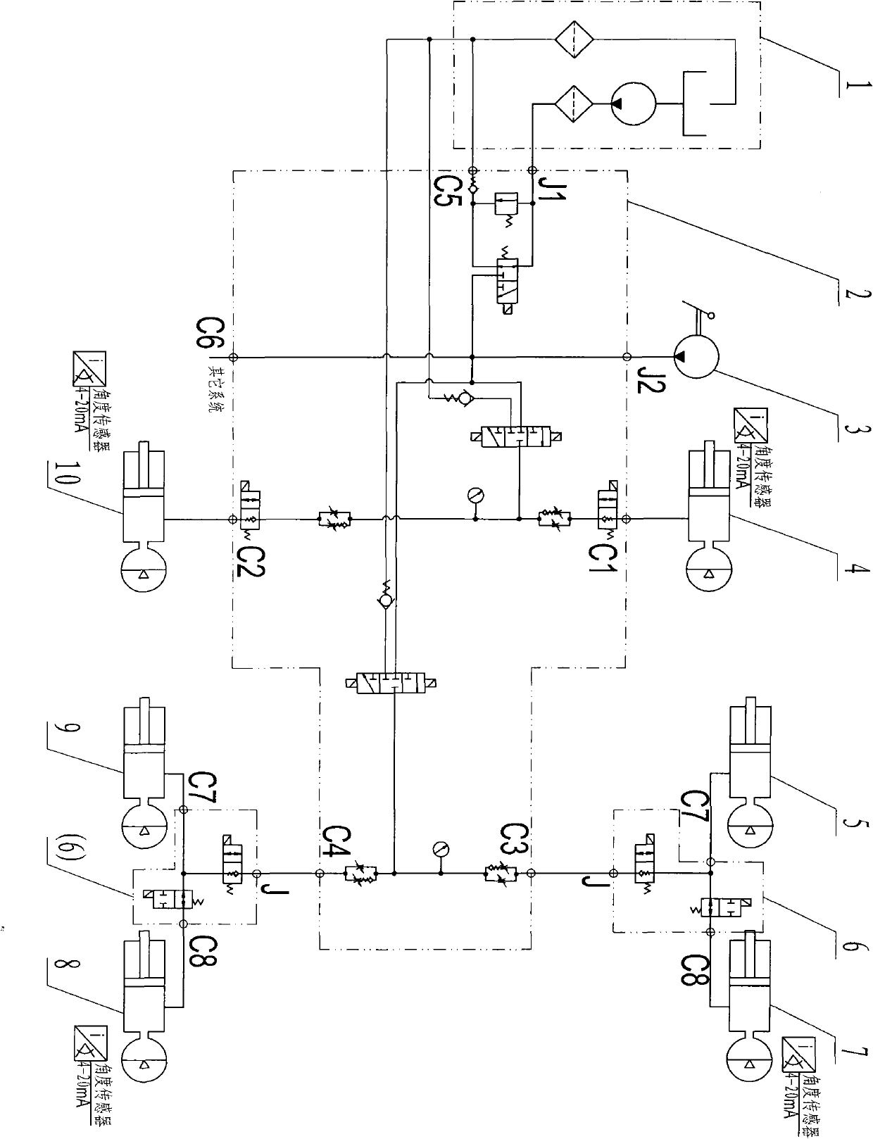 Modularized vehicle position regulating system