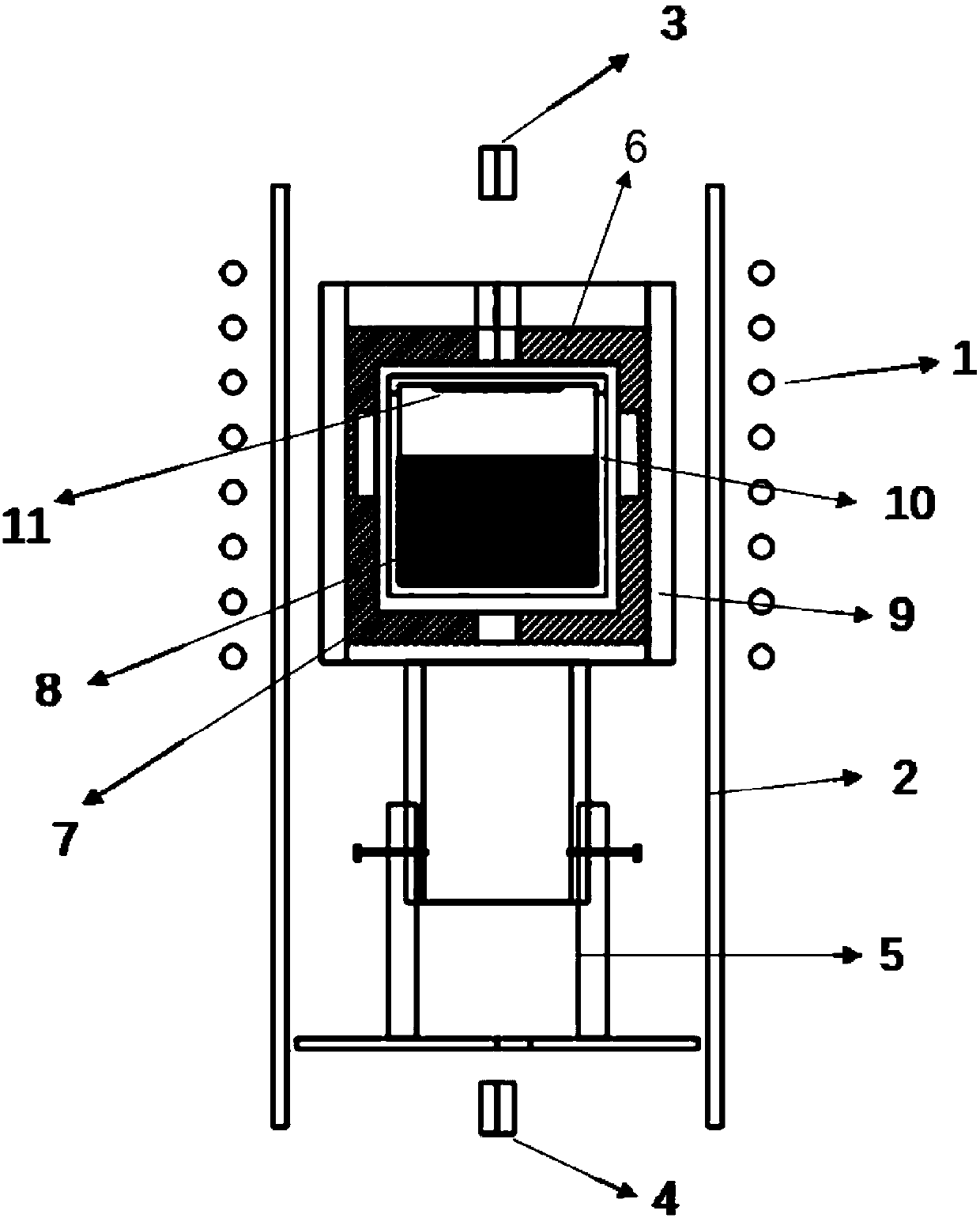 Growth method of low-stress aluminum nitride crystal