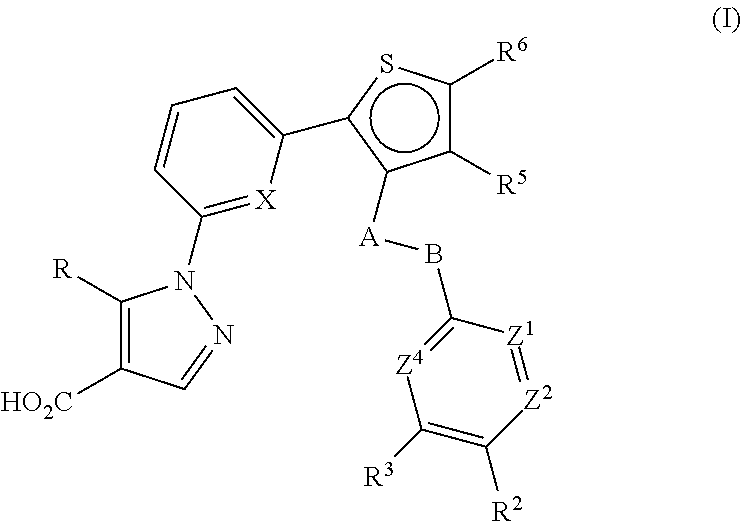 Thiophen-2-yl-pyridin-2-yl-1H-pyrazole-4-carboxylic acid derivatives and the use thereof as soluble guanylate cyclase activators