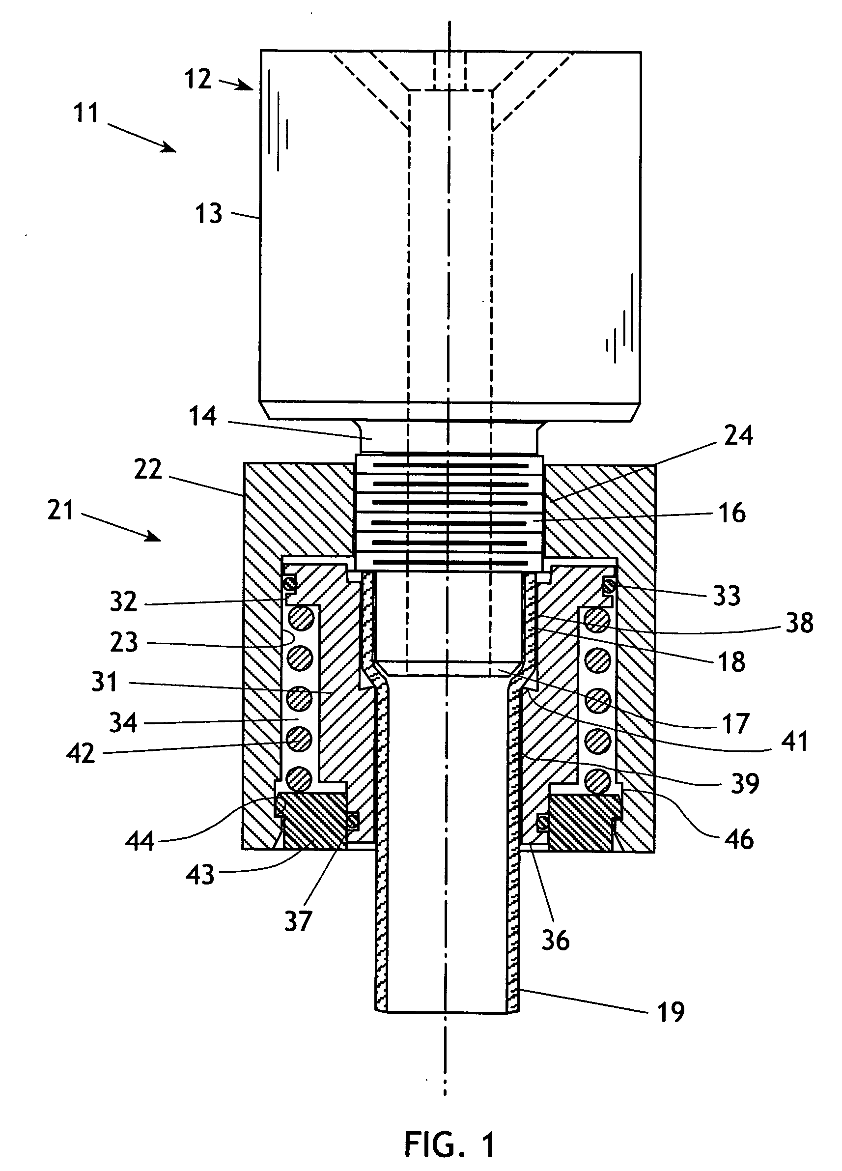 Spring-loaded stay-tight retaining nut assembly for a tubing fitting