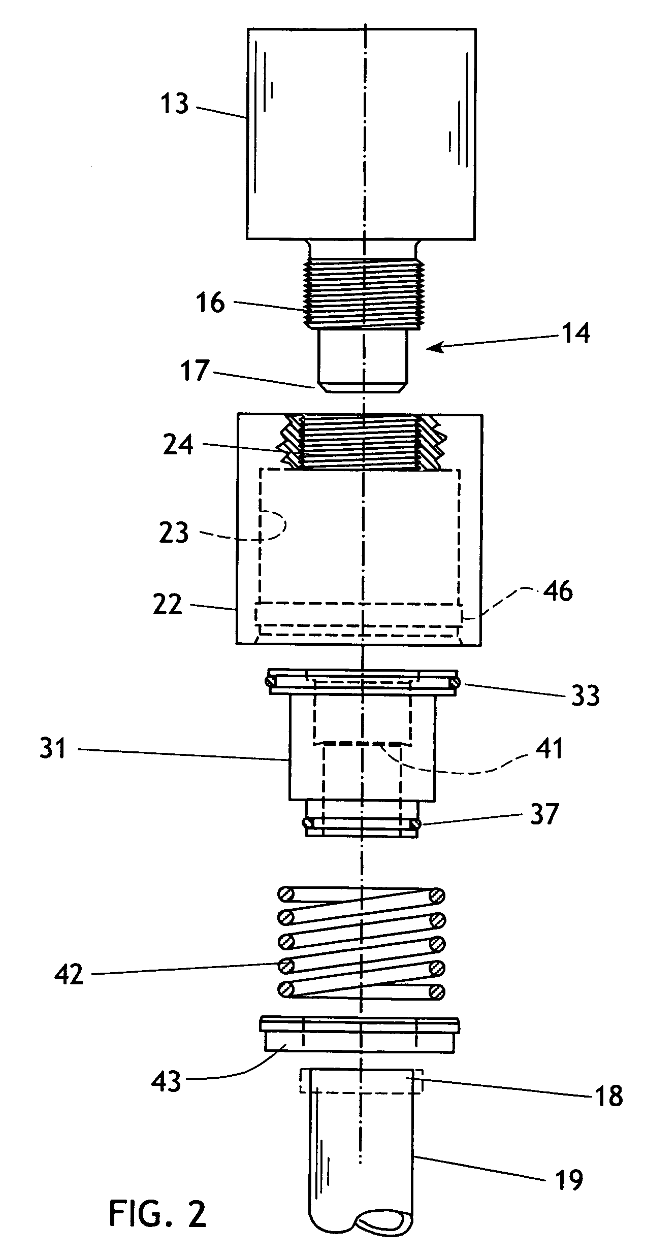 Spring-loaded stay-tight retaining nut assembly for a tubing fitting