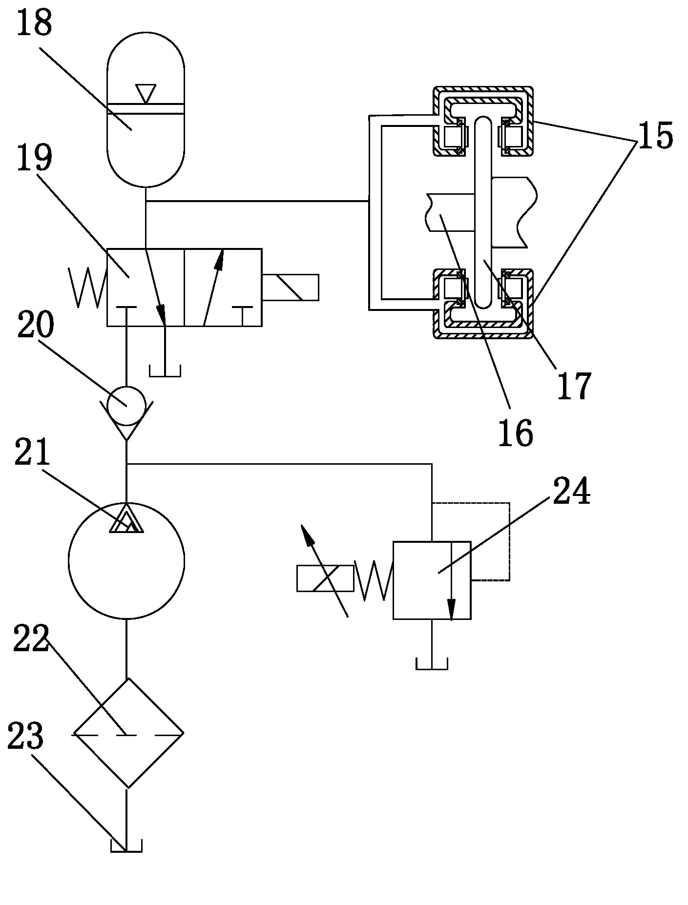 Electro-hydraulic loading device for reducer test