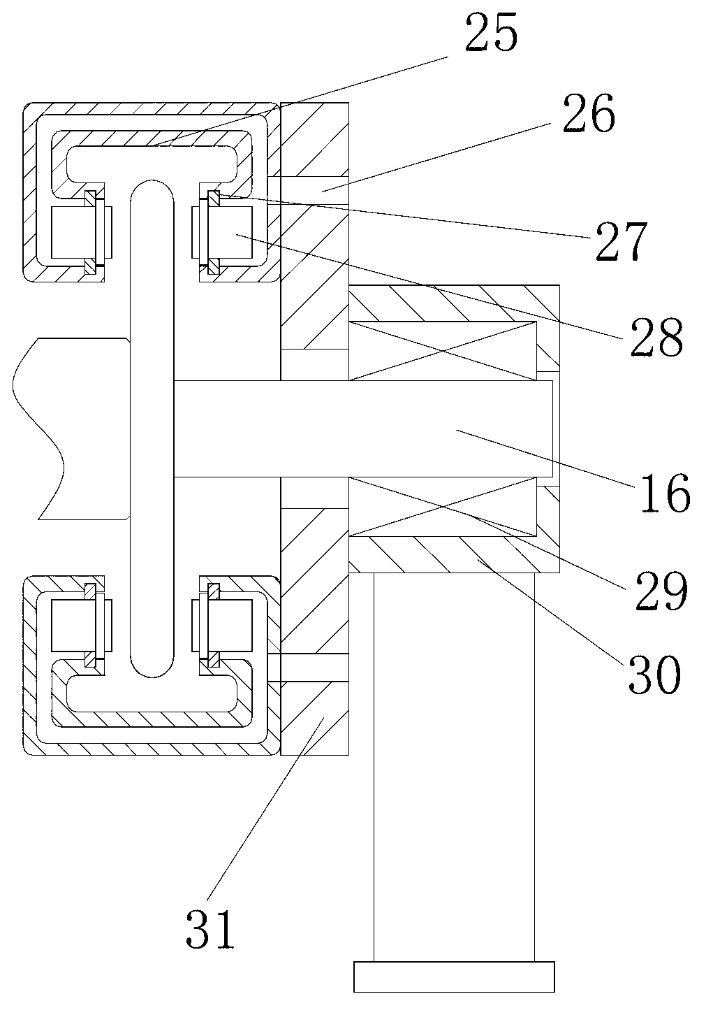 Electro-hydraulic loading device for reducer test