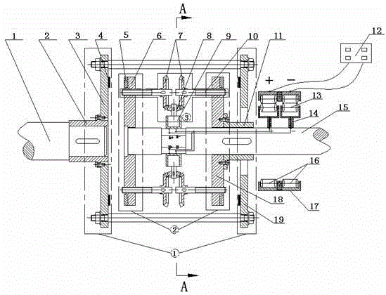 A magnetic speed governor capable of automatic speed change and its speed regulating method