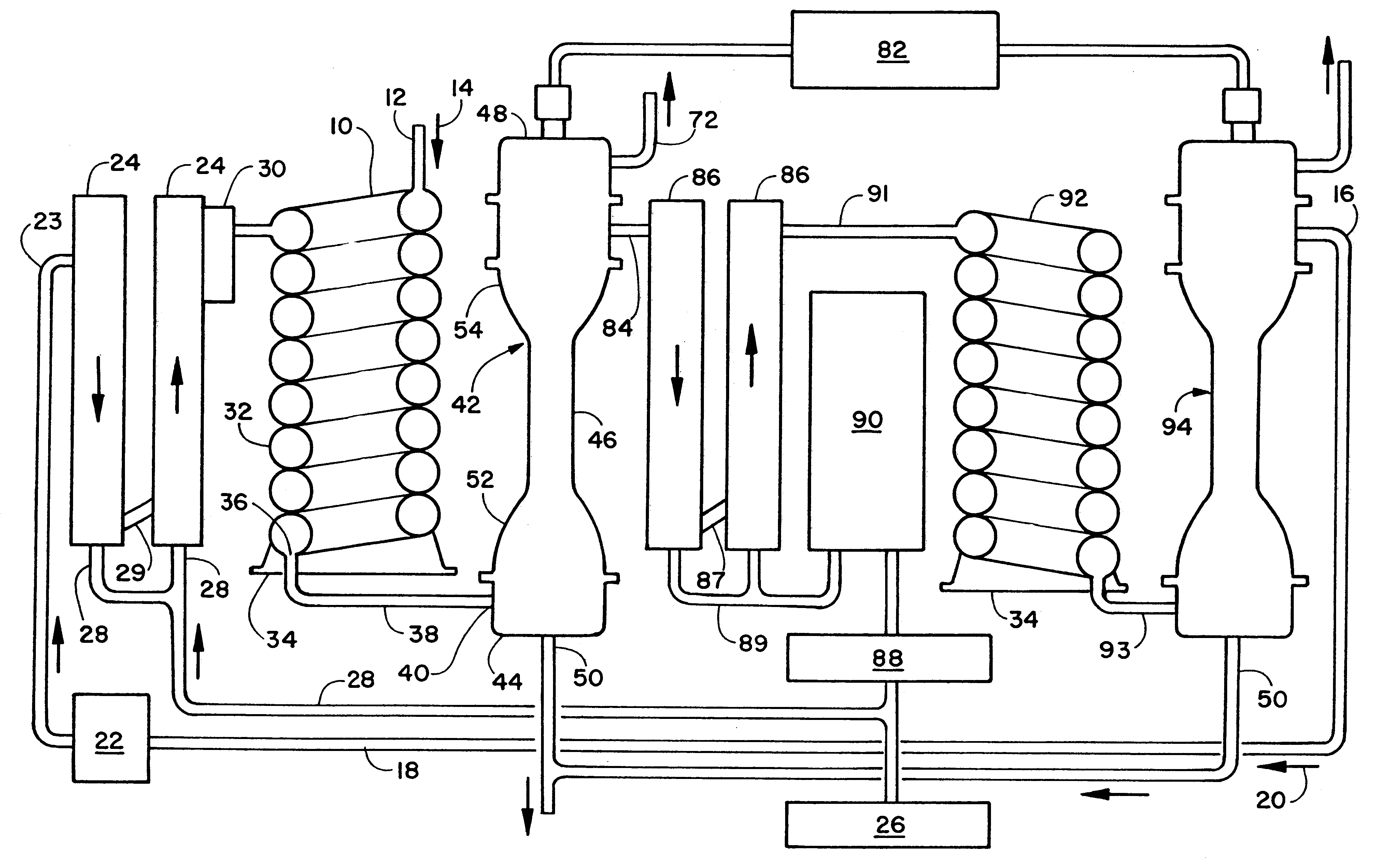 System for separating algae and other contaminants from a water stream