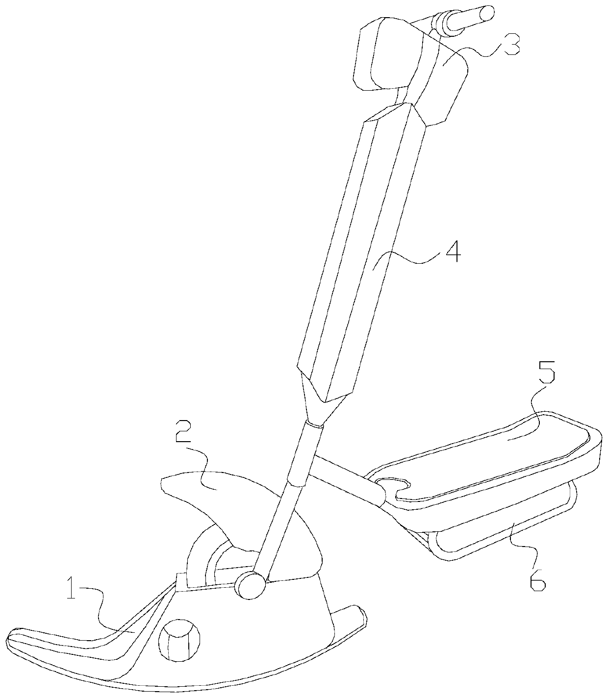 Sandstone blocking prevention driving caterpillar band scooter