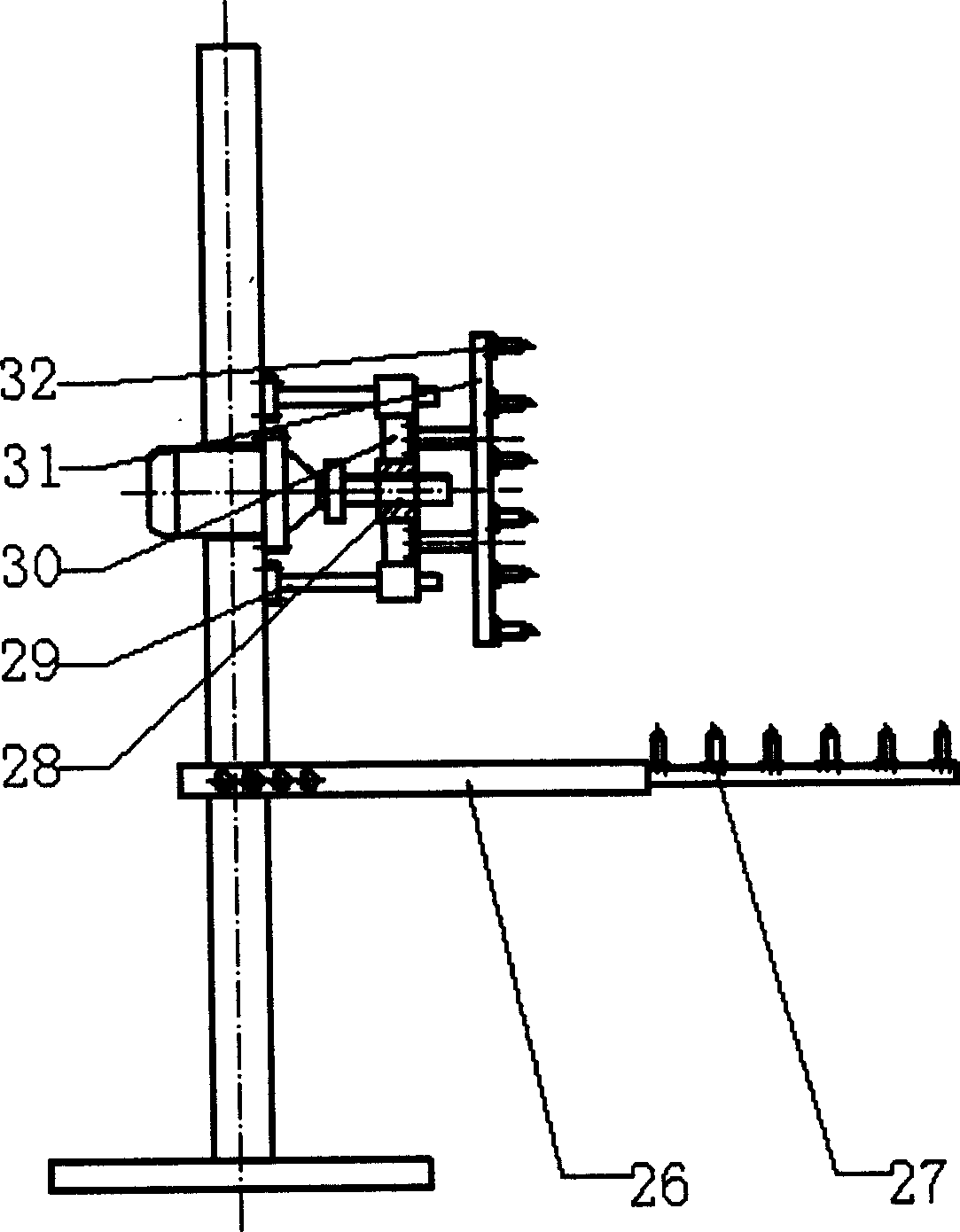 Spray-coating machine for external surface of tire