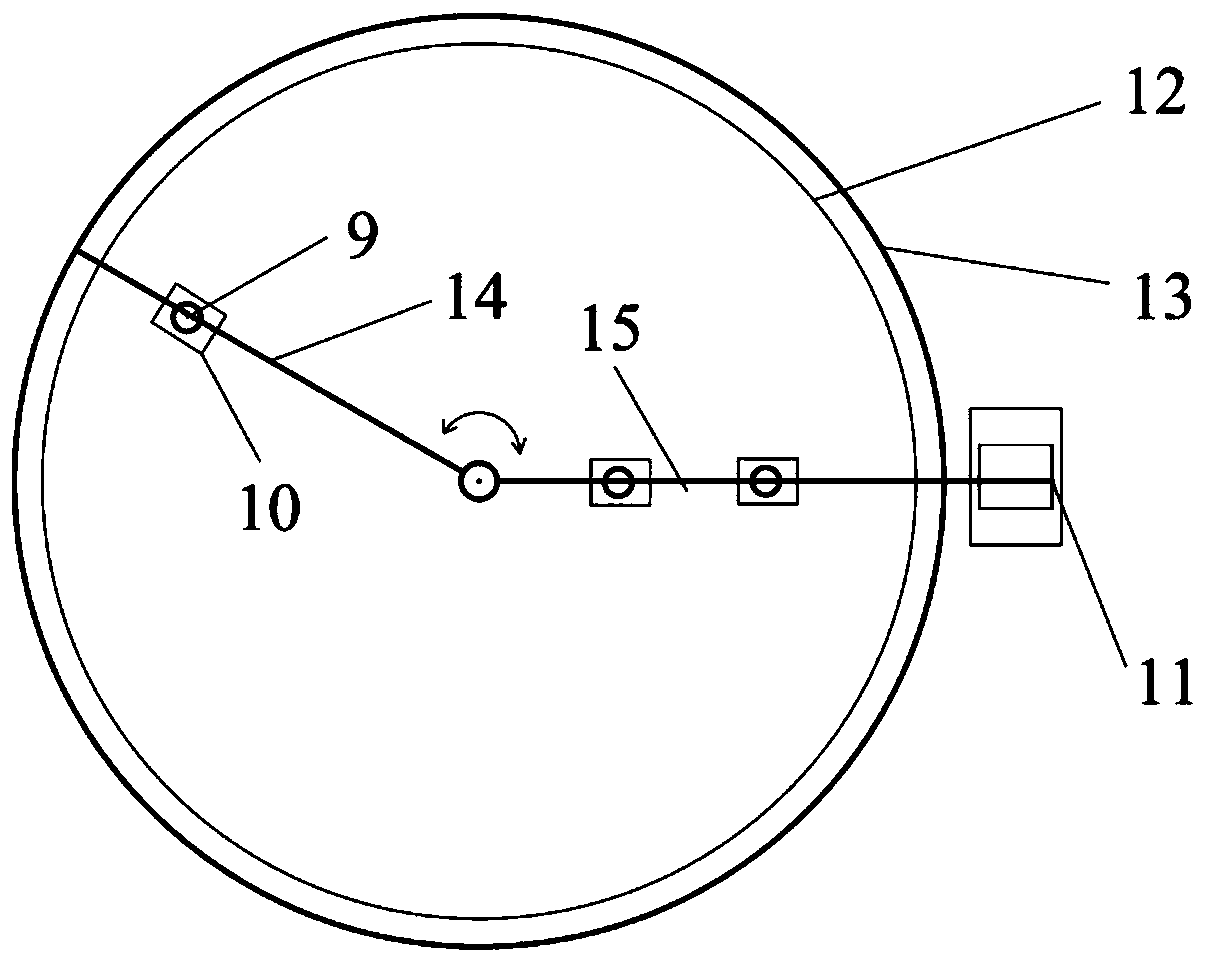 A pressure-controlled slurry multi-point synchronous sampling device and method