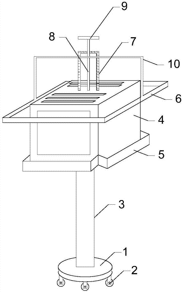 Portable multi-face show teaching device