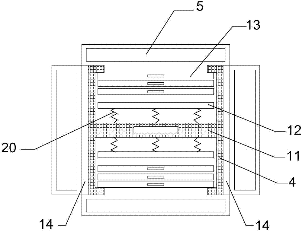 Portable multi-face show teaching device