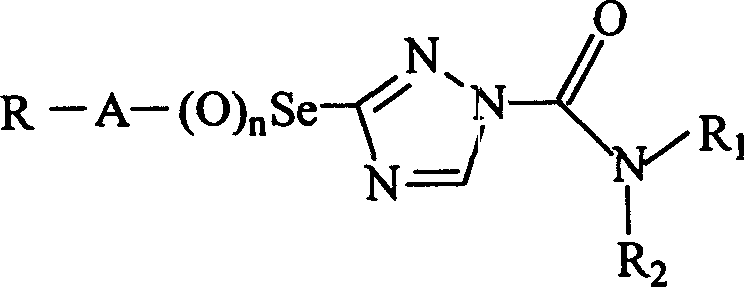 Cesium triazoleamide compounds and their preparation and use