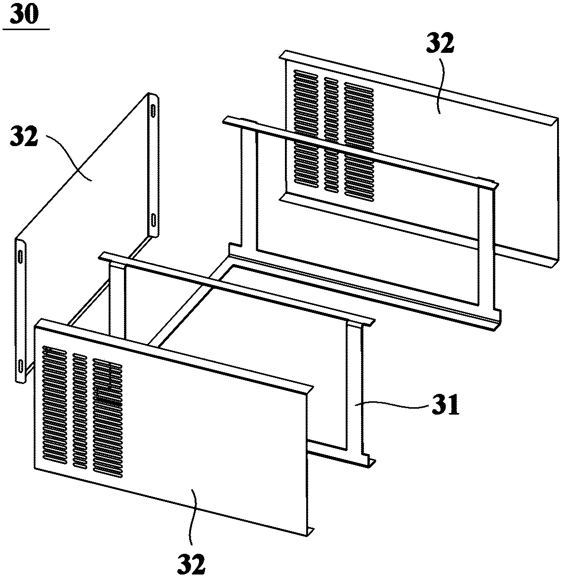 Refrigerating module for refrigeration and freezing device and refrigeration and freezing device