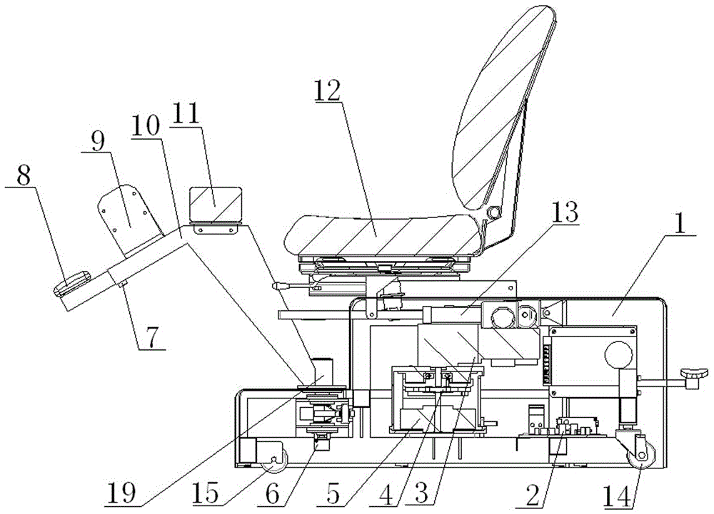 Hip joint training device