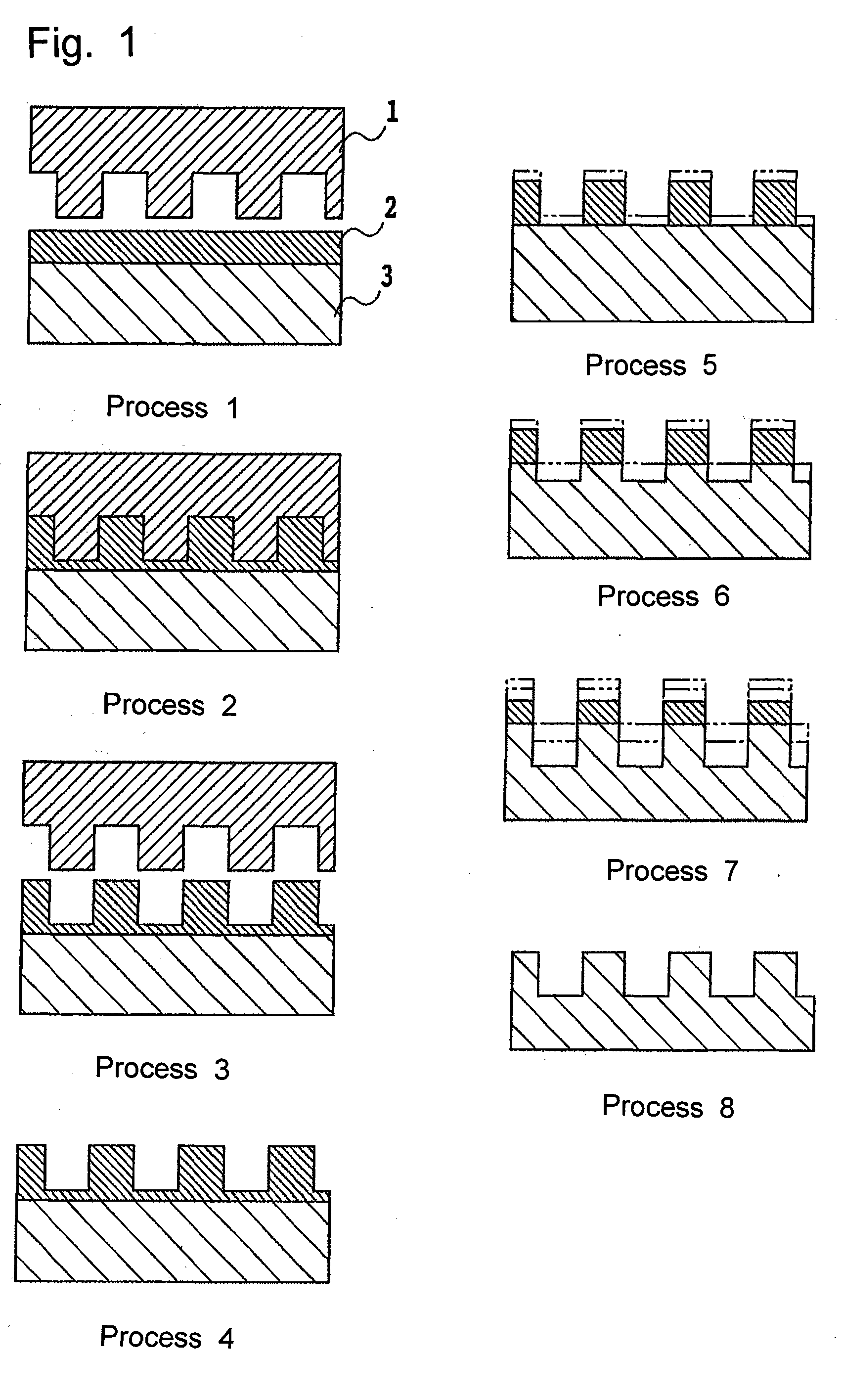 Nano-imprinting mold, method of manufacture of nano-imprinting mold, and recording medium manufactured with nano-imprinting mold