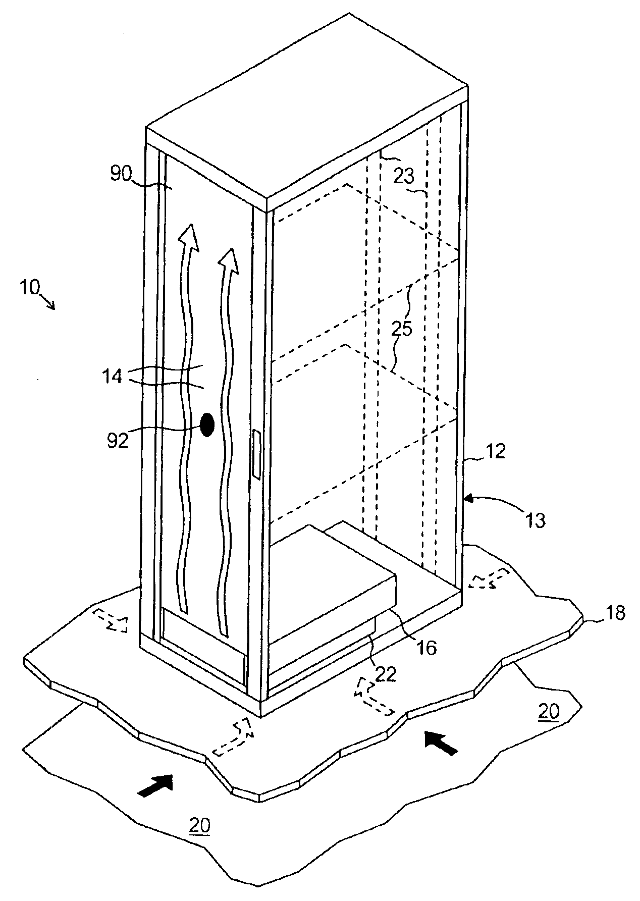 Rack-mounted equipment cooling