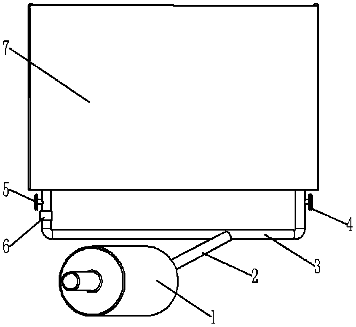 Automobile trunk airbag protection device