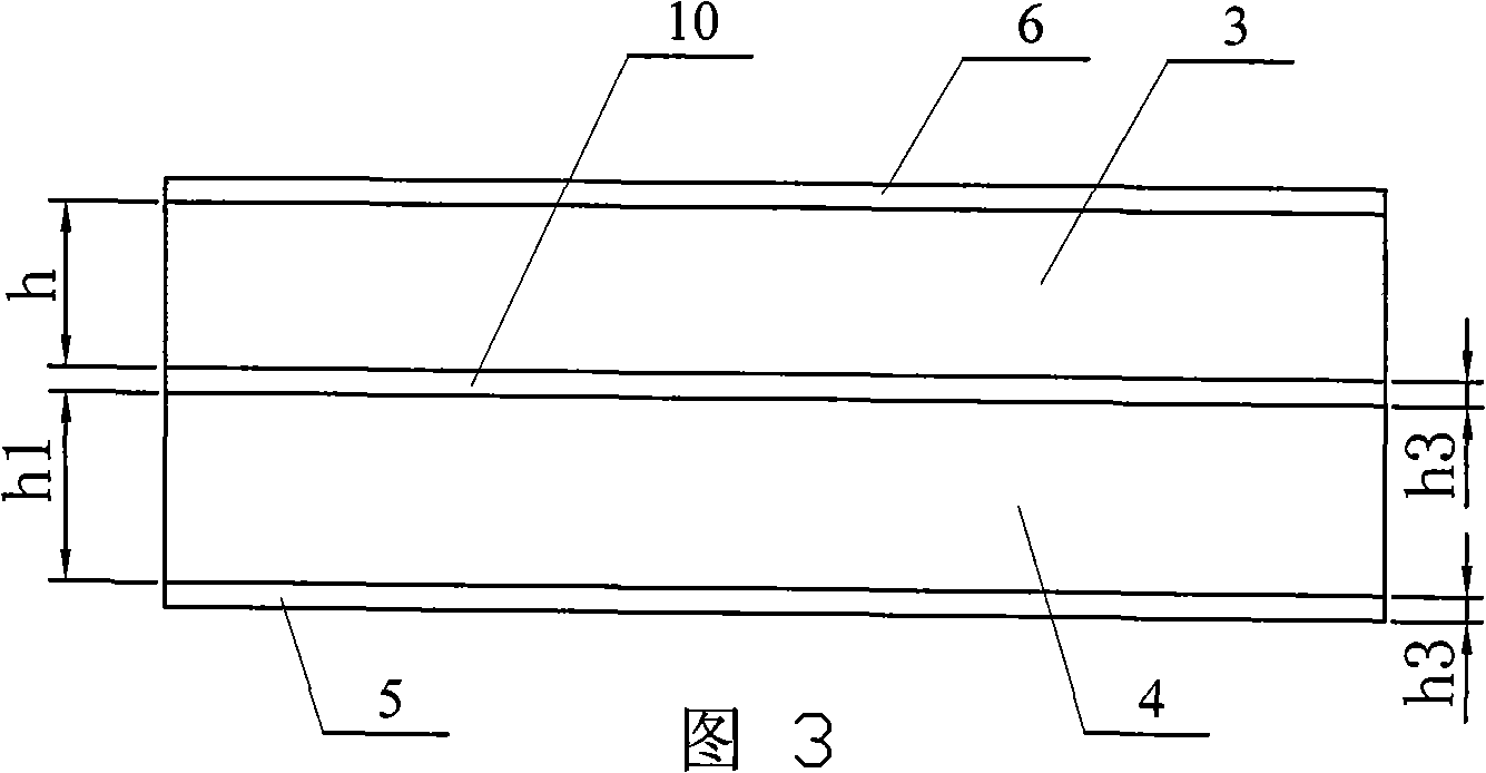 Millimeter wave band broadband cylinder conformal 4*4 microstrip antenna as well as design method thereof