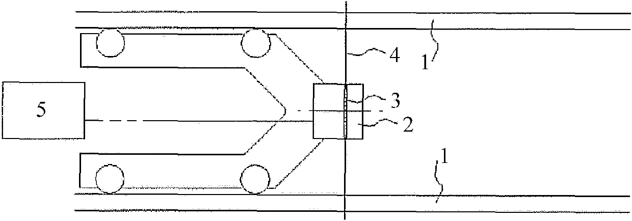 System for ultrasonically detecting defects in a pipe wall