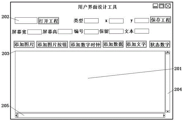 WYSIWYG method and system for dynamically generating user interface