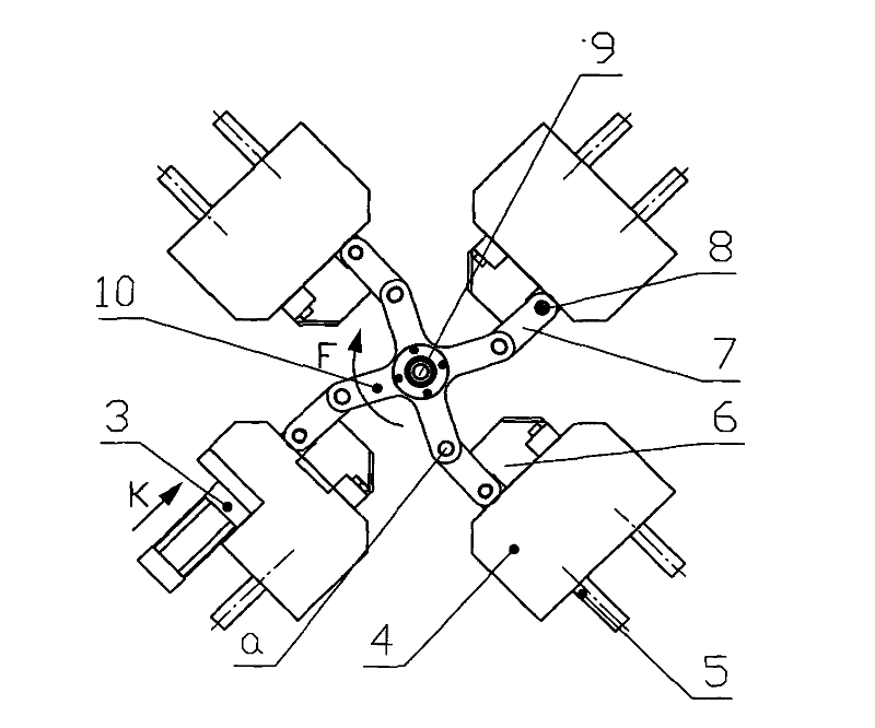 Synchronous centering and positioning device