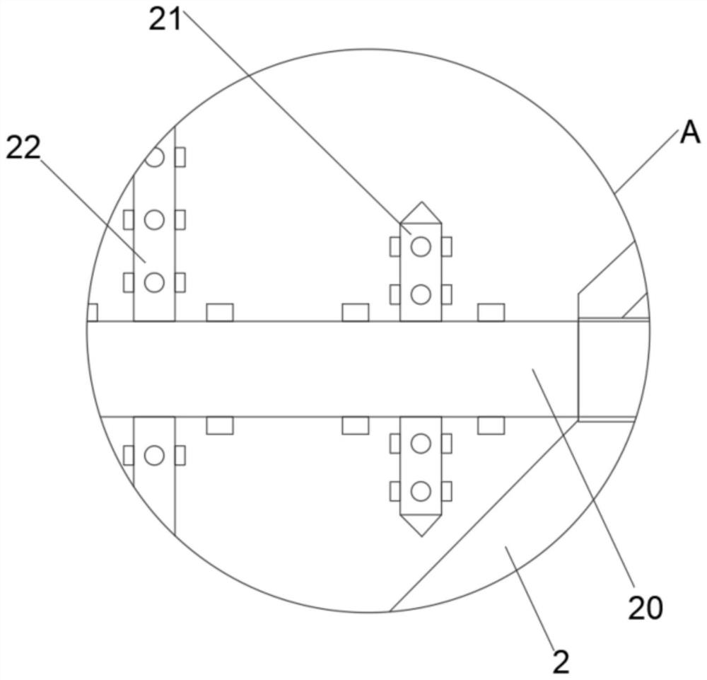 Anti-return feeding device for low-all-vanadium roasting of rotary kiln and using method of anti-return feeding device