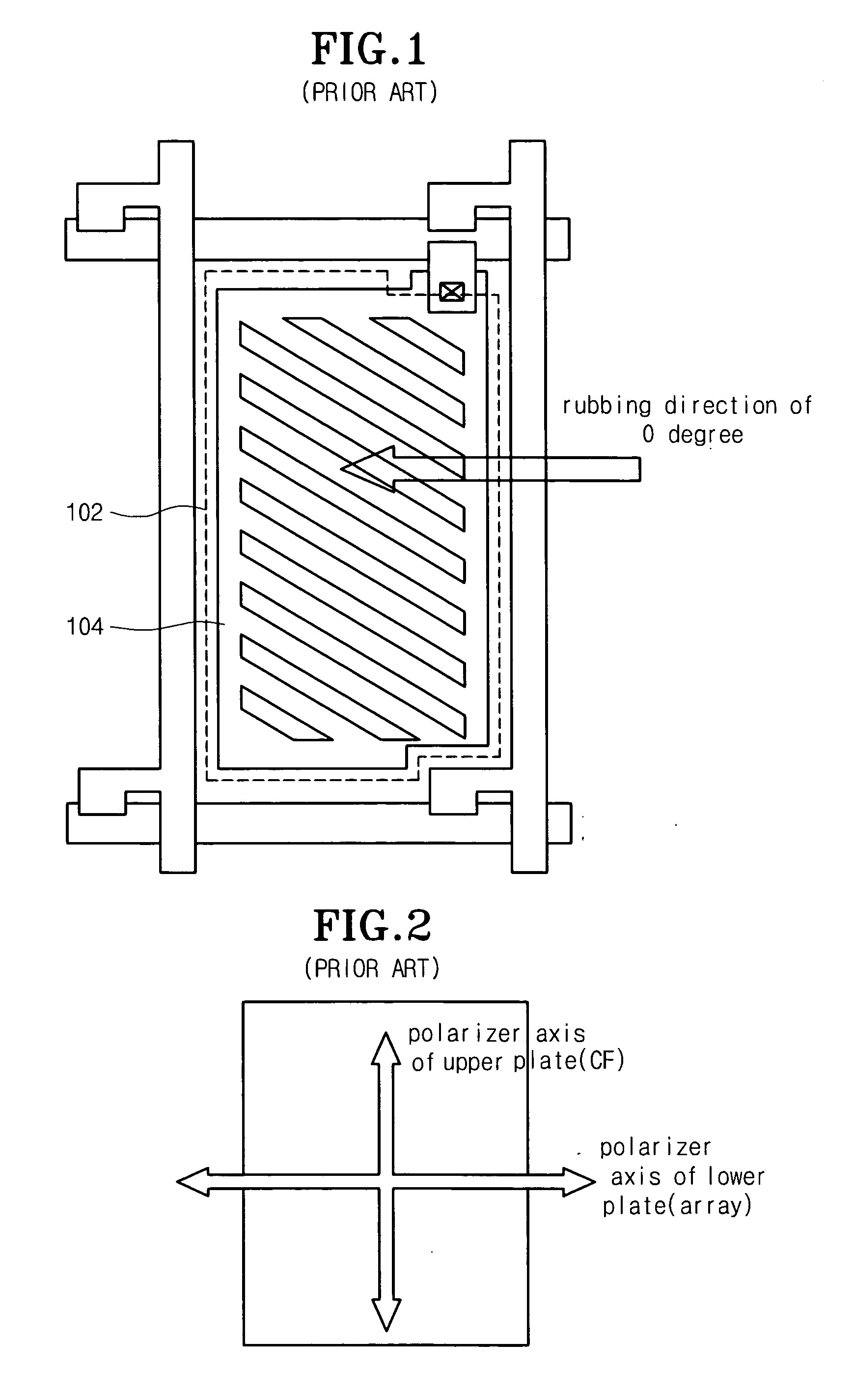 Method for aligning polarizer and rubbing axes in liquid crystal display