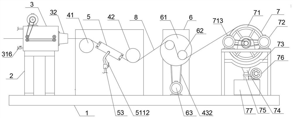 Polyglycolic acid wire-drawing equipment