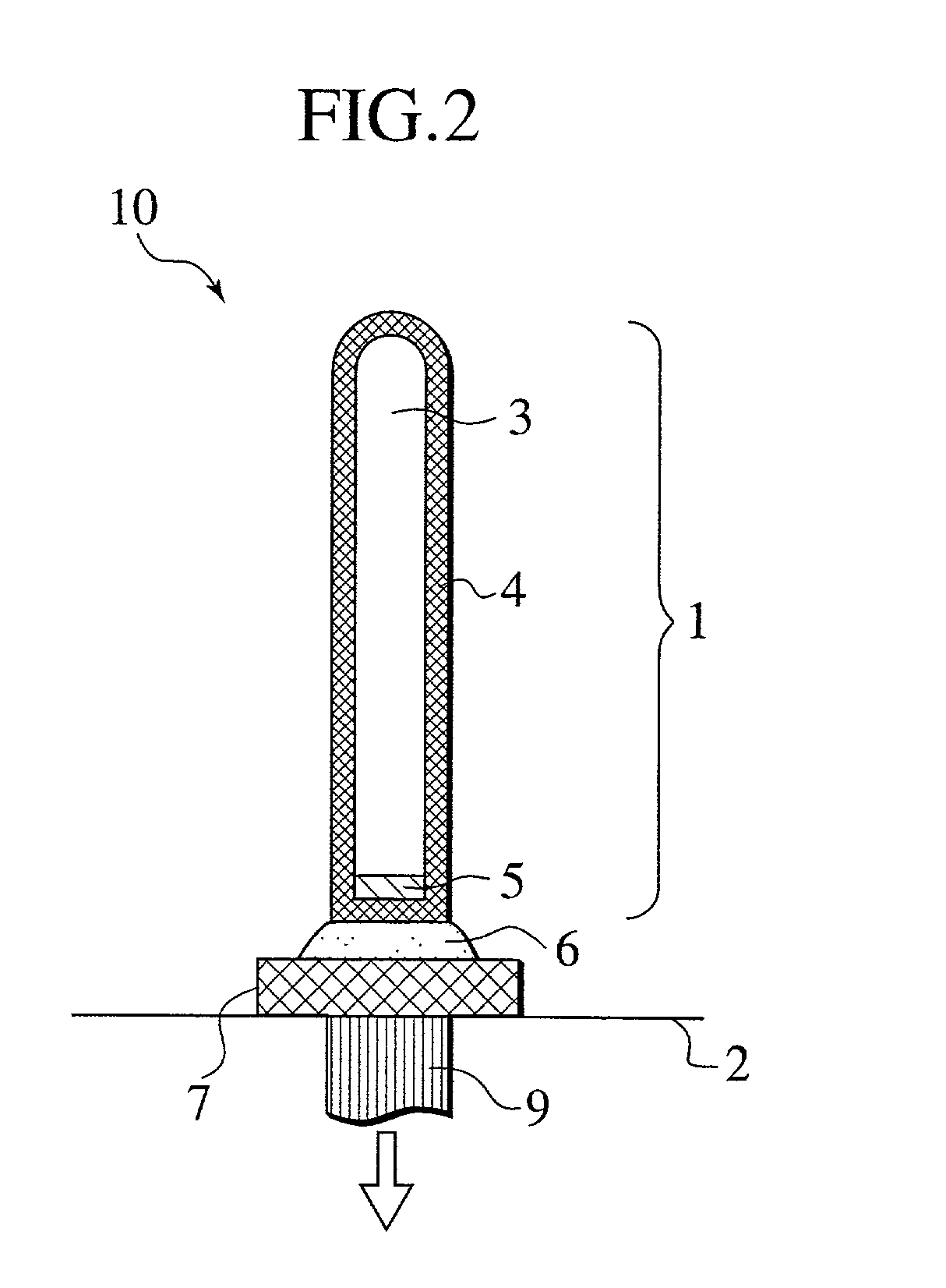 Probe pin for testing electrical characteristics of apparatus, probe card using probe pins