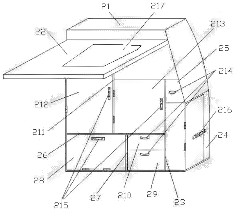 Vehicular power maintenance system with maintenance tool box