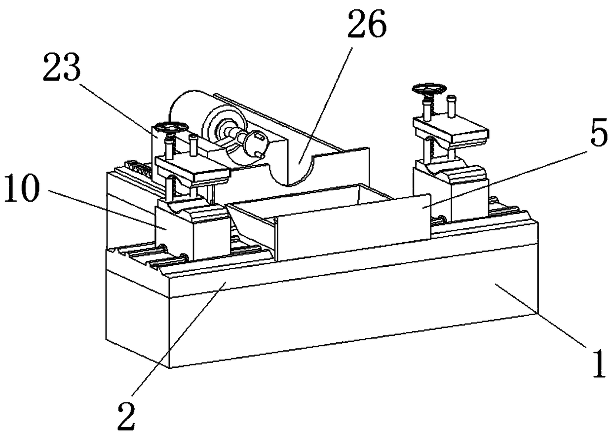 Comprehensive inspection test bench for commercial vehicle rear axle assembly