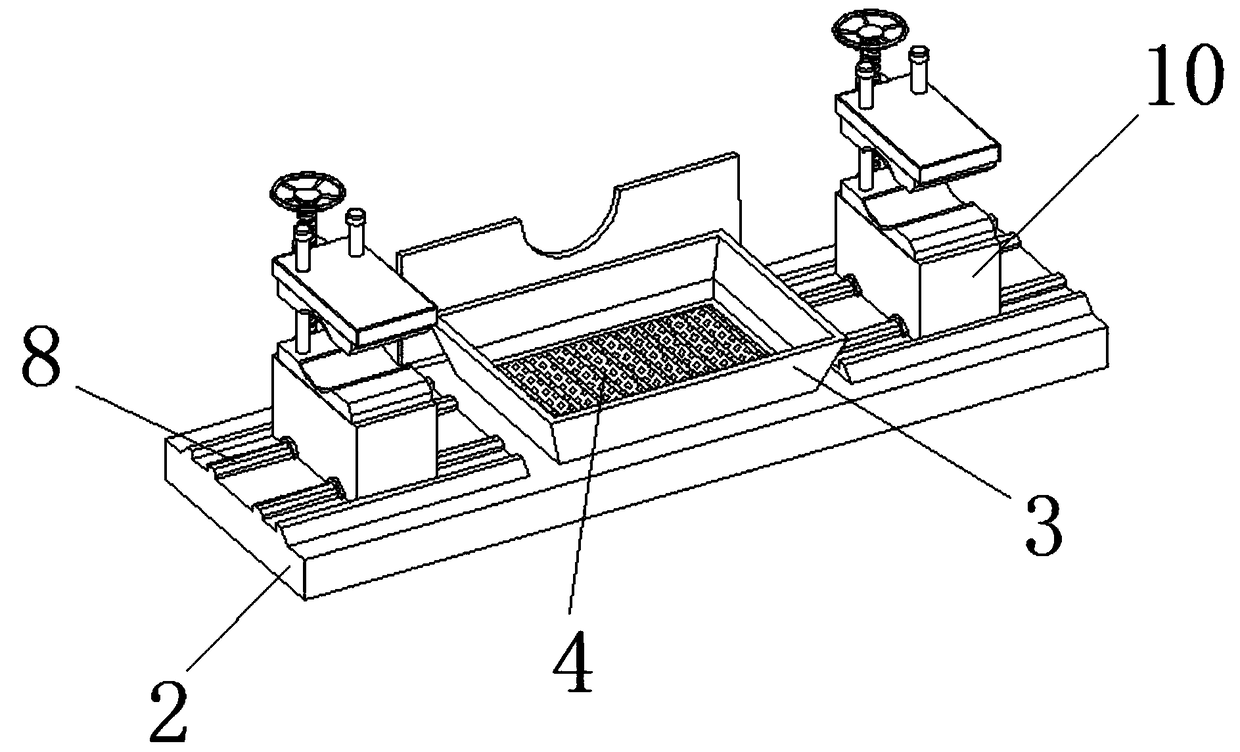 Comprehensive inspection test bench for commercial vehicle rear axle assembly