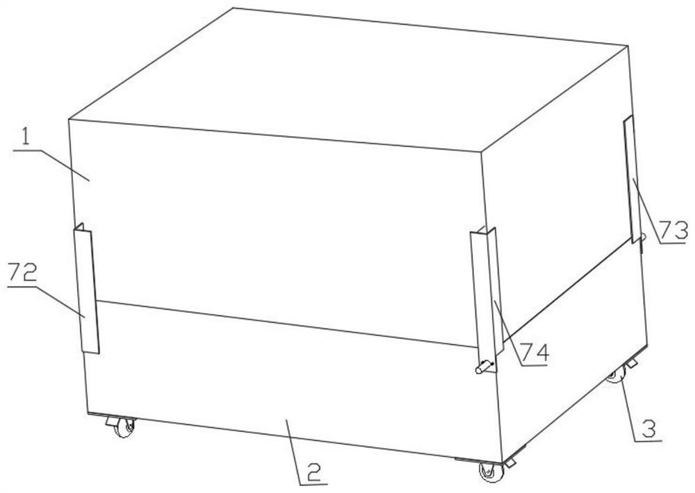 High-voltage electrical cabinet carrying equipment