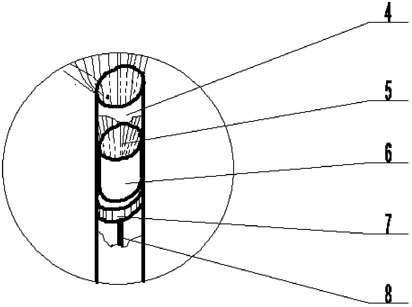 Uterine placement cage for terminating pregnancy