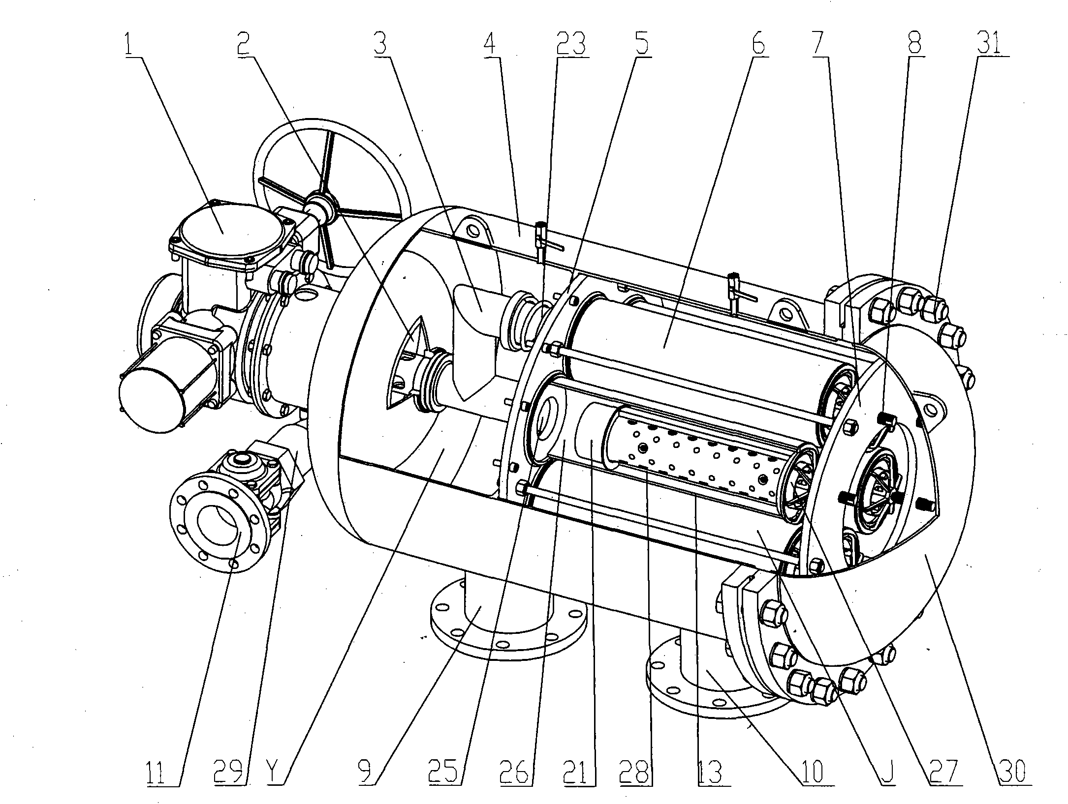 Backwashing filter