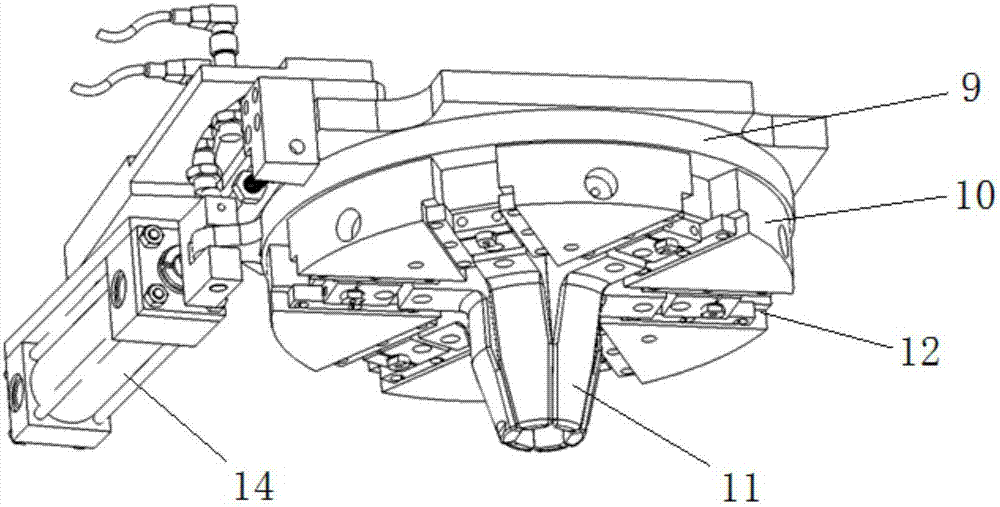 Shaft part pressing fitting device