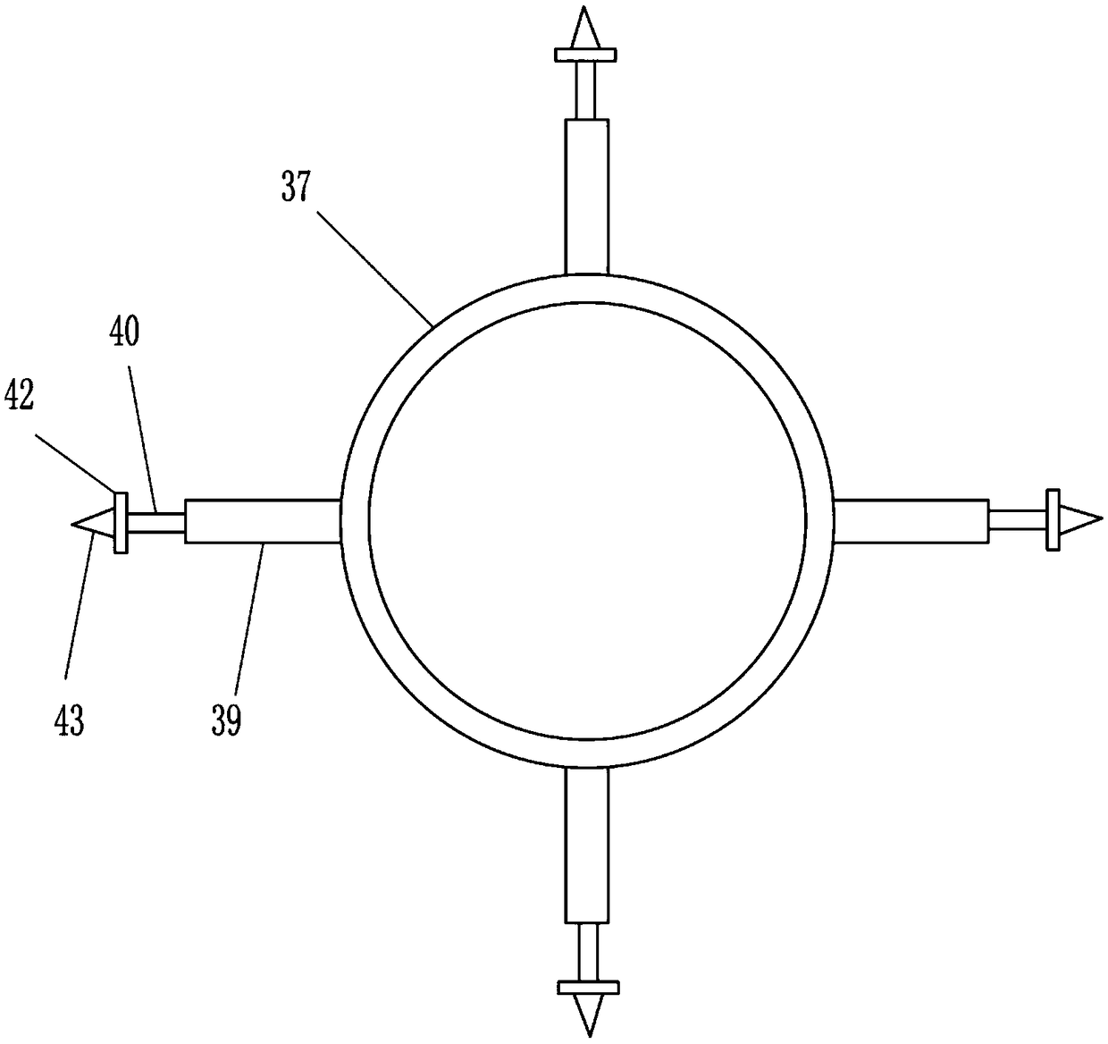 Mobile plant biomass pulverizing device