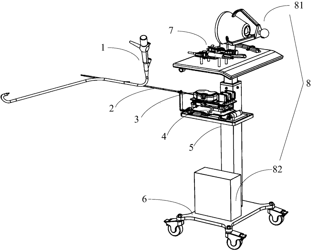 Gastrointestinal surgery auxiliary robot system