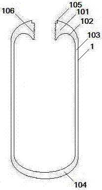 Head-flying-preventive supercritical oxygen gas cracking device