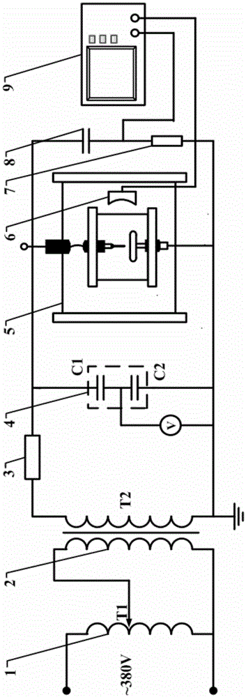 Insulating gas insulation performance experiment system and method applied to electrical equipment