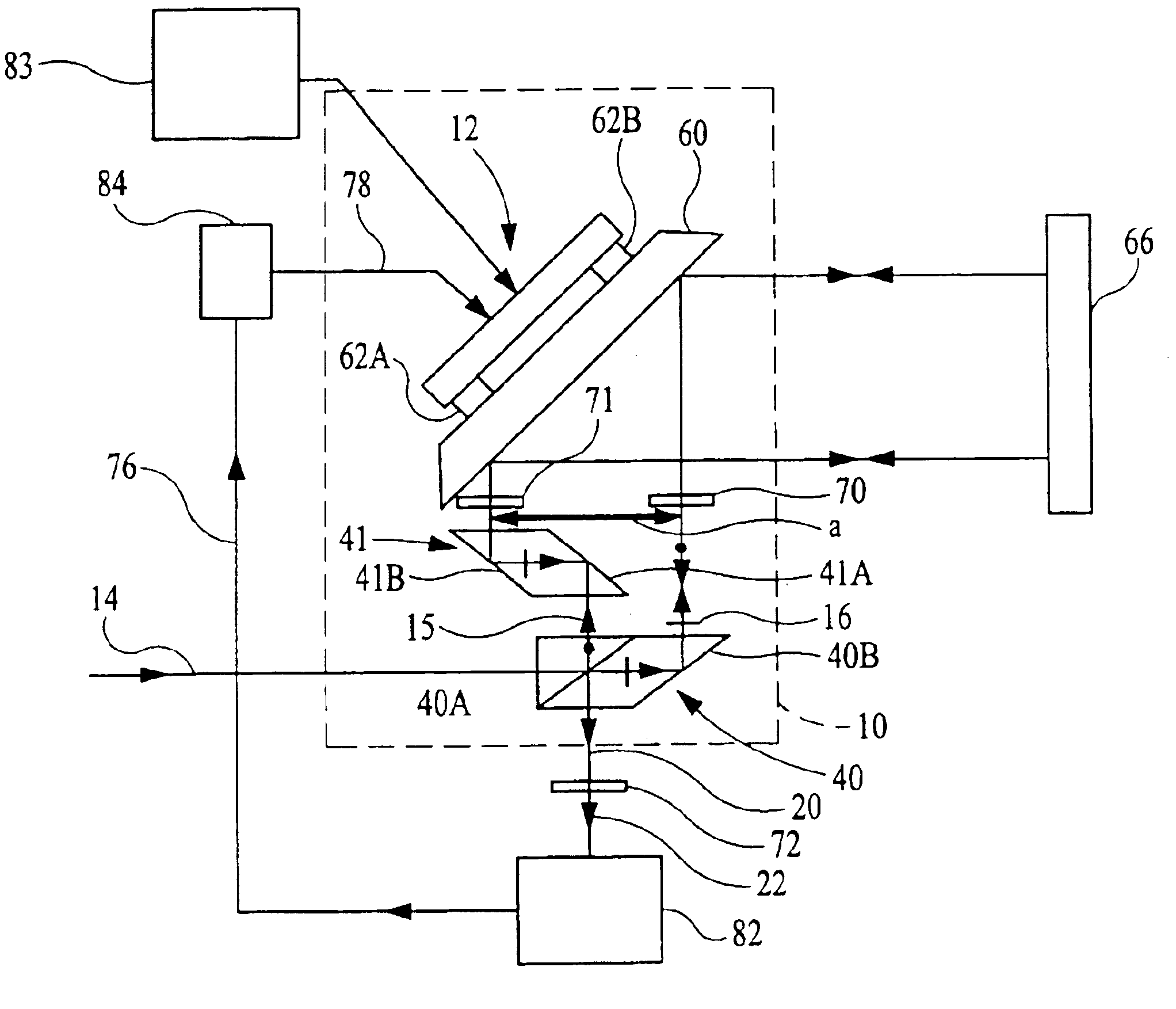 Interferometry system having a dynamic beam steering assembly for measuring angle and distance