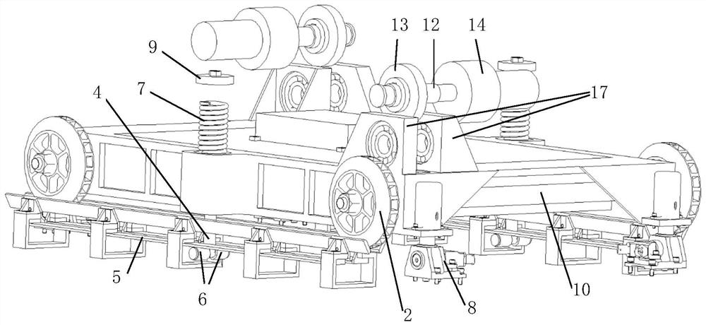 Linear motion device for weightless environment