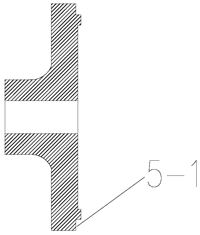 Mounting structure of ceramic liner rotary kiln