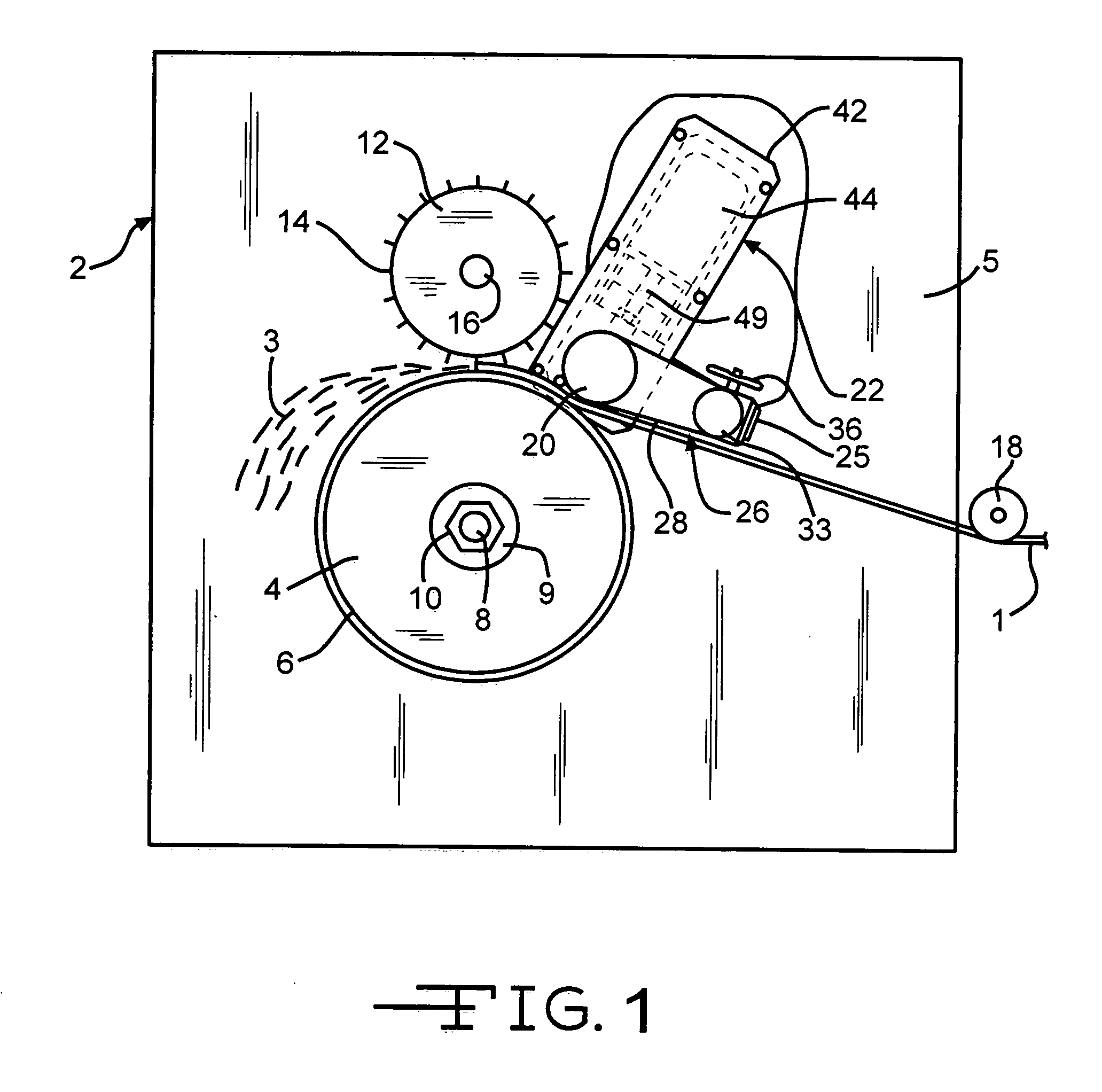 Fiber chopper with improved idler roll