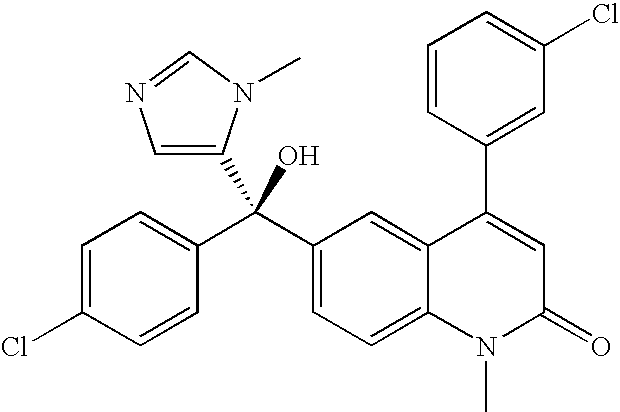 Novel iv formulation of tipifarnib