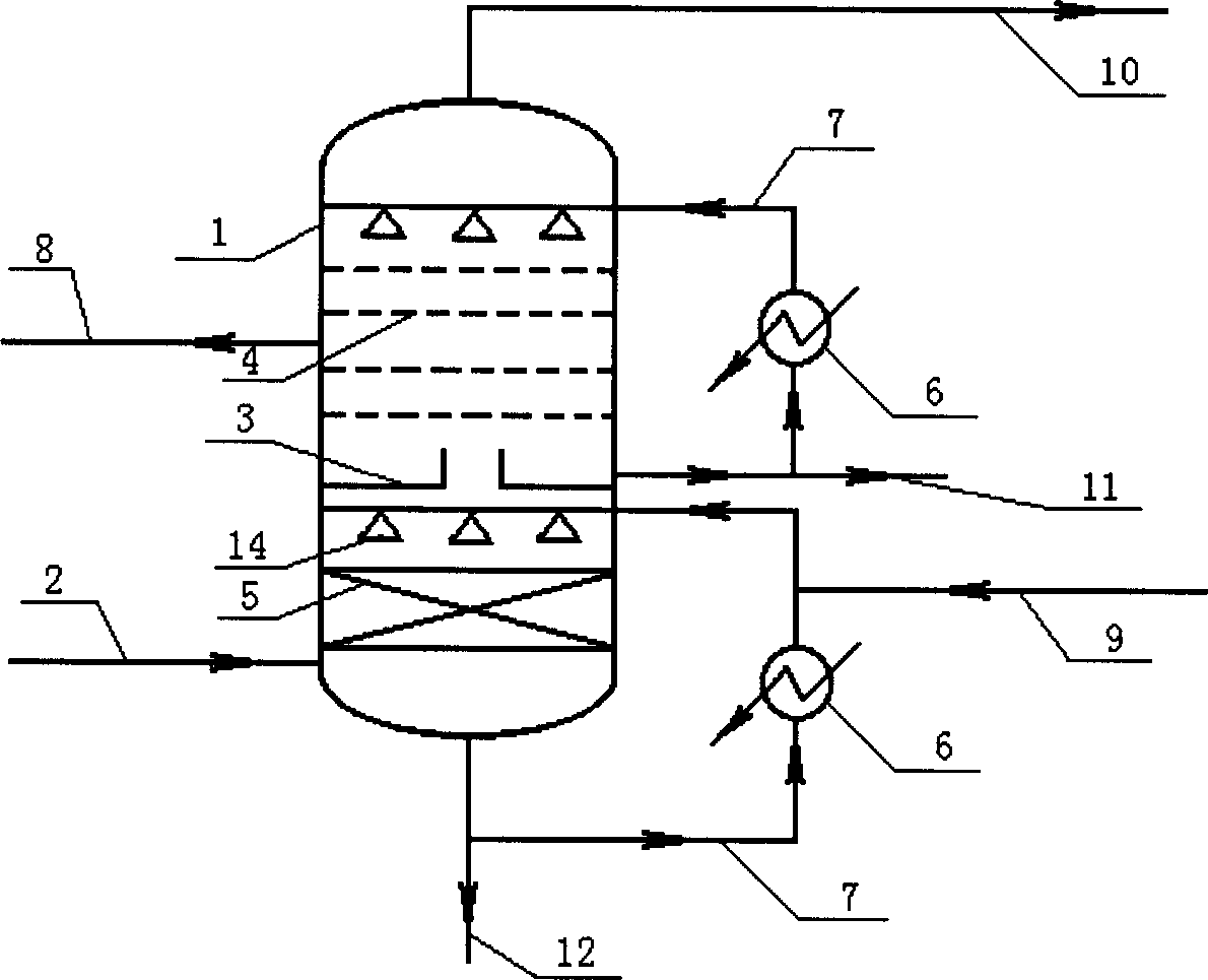 Quick cooling method for allyl nitrile