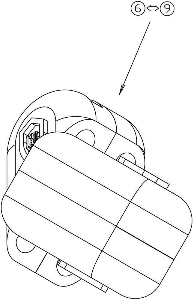 Rotational structure of deformable box