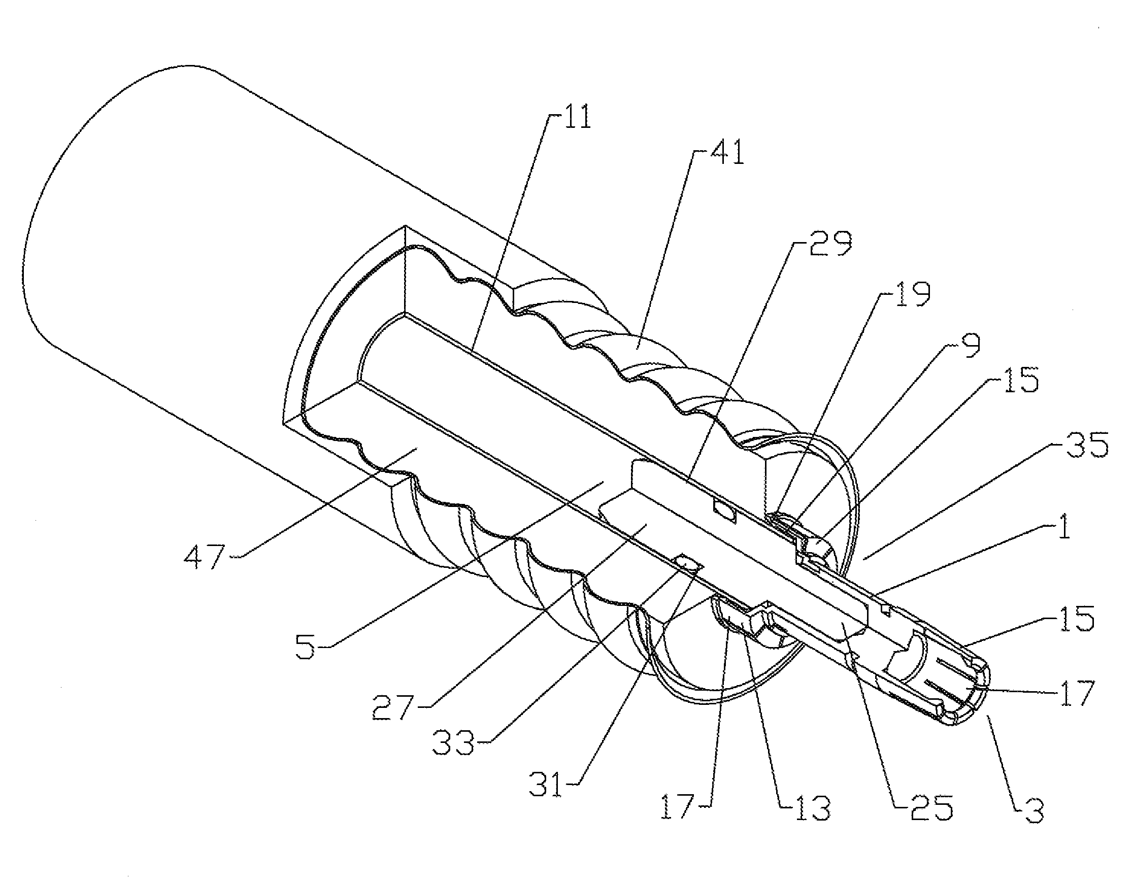 Hollow inner conductor contact for coaxial cable connector