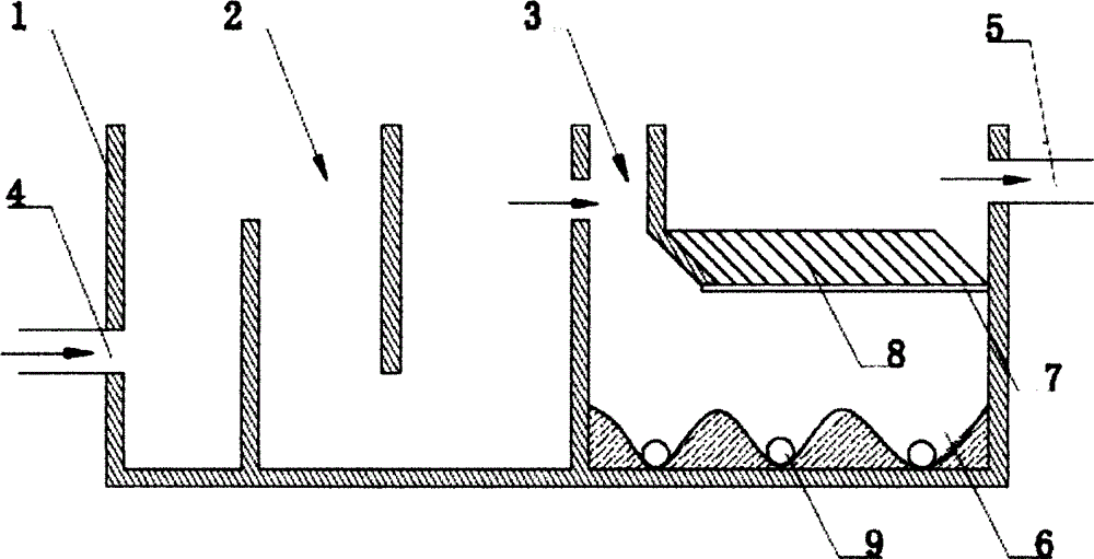 Domestic sewage precipitation apparatus