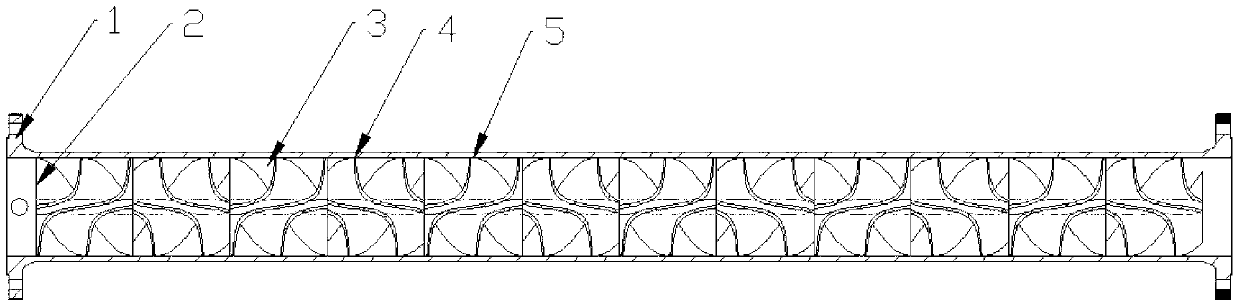 Spiral static mixer